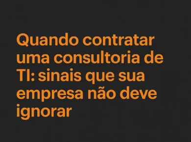 Consultoria de TI - iDigit