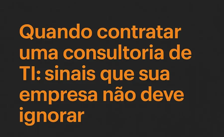 Consultoria de TI - iDigit