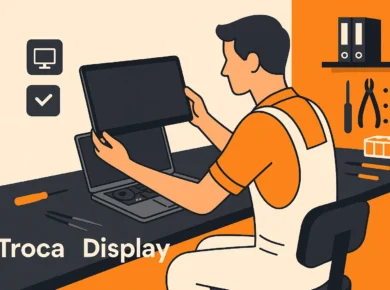 Troca de Display MacBook Pro em Alphaville