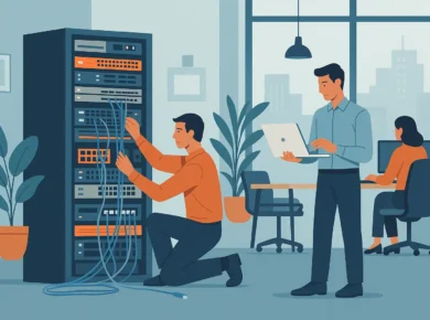 Infraestrutura de rede em São Paulo