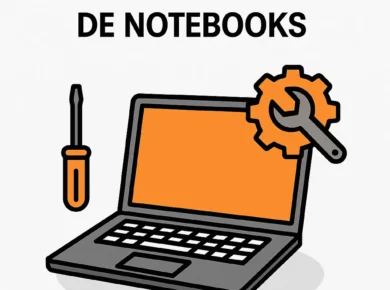 Técnico realizando manutenção preventiva notebook Windows em São Paulo — limpeza e otimização iDigit